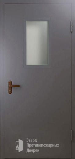 Фото двери «Техническая дверь №4 однопольная со стеклопакетом» в Орехово-Зуево