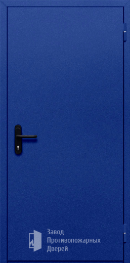 Фото двери «Однопольная глухая (синяя)» в Орехово-Зуево