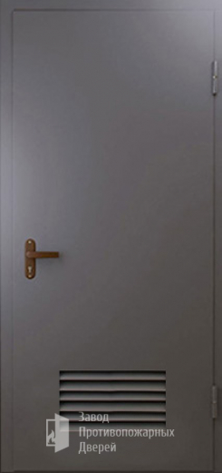 Фото двери «Техническая дверь №3 однопольная с вентиляционной решеткой» в Орехово-Зуево