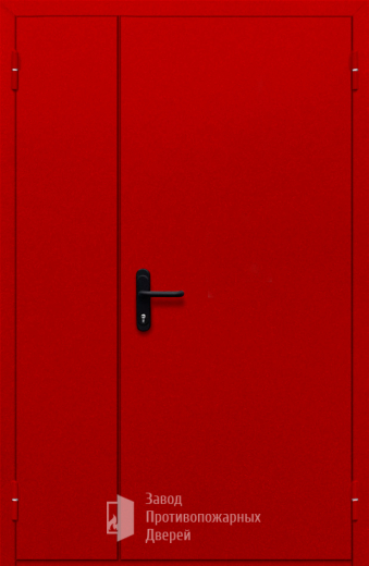 Фото двери «Полуторная глухая (красная)» в Орехово-Зуево