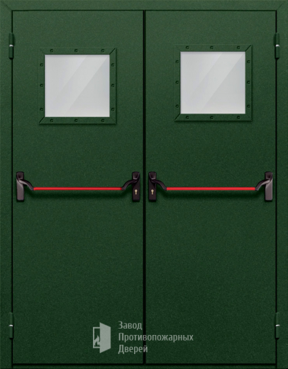 Фото двери «Двупольная со стеклом и антипаникой №59» в Орехово-Зуево