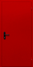 Фото двери «Однопольная глухая (красная)» в Орехово-Зуево
