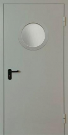 Фото двери «Однопольная с круглым стеклом EI-30» в Орехово-Зуево