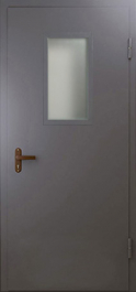 Фото двери «Техническая дверь №4 однопольная со стеклопакетом» в Орехово-Зуево