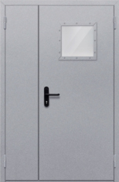 Фото двери «Полуторная со стеклопакетом» в Орехово-Зуево