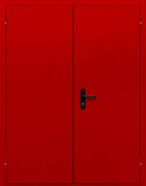 Фото двери «Двупольная глухая (красная)» в Орехово-Зуево